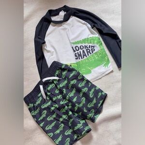 Carter's Black and Green Kids Pajamas